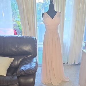 Elegant Pink Evening Gown